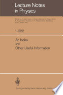 An Index and Other Useful Information