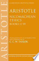 Nicomachean ethics. Books II-IV