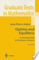 Optima and Equilibria An Introduction to Nonlinear Analysis