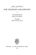 Jane Austen's "Sir Charles Grandison"