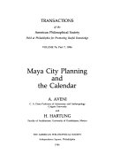 Maya city planning and the calendar