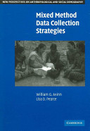 Mixed method data collection strategies