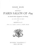 Goupil's Paris salon of 1894; one hundred plates--photogravures and etchings and one water color fac-simile by Goupil & c̊,