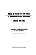 The sorrow of war : a novel of North Vietnam