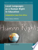 Local languages as a human right in education : comparative cases from Africa