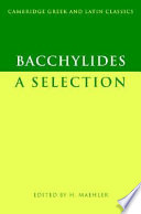 Bacchylides : a selection