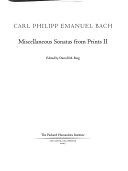 Miscellaneous sonatas from prints. II