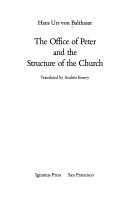 The office of Peter and the structure of the Church