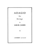 Adagio for strings