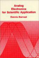 Analog electronics for scientific application