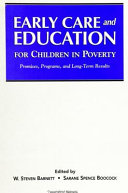 Early Care and Education for Children in Poverty.