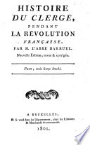 Histoire du clergé : pendant la révolution française