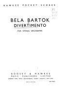 Divertimento for string orchestra