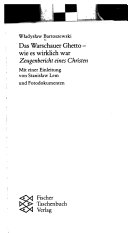 Das Warschauer Ghetto, wie es wirklich war : zeugenbericht eines Christen