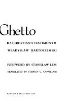 The Warsaw ghetto : a Christian's testimony