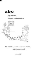ABC for collectors of American contemporary  art