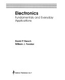 Electronics : fundamentals and everyday applications