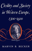 Civility and society in western Europe, 1300-1600