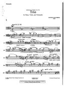 Trio for piano, violin and violoncello, E♭ major, op. 1/1 = Es-Dur = mi♭ majeur