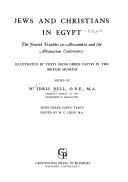 Jews and Christians in Egypt; the Jewish troubles in Alexandria and the Athanasian controversy.