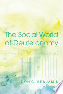 The Social World of Deuteronomy : a New Feminist Commentary.