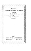 Great French short stories,
