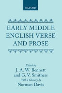 Early Middle English verse and prose;