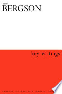Henri Bergson : key writings