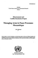 Managing arms in peace processes : Mozambique