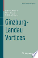 Ginzburg-Landau Vortices