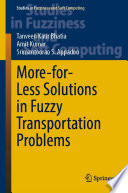 More-for-less solutions in fuzzy transportation problems