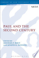 Paul and the Second Century.