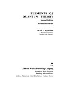Elements of quantum theory