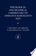 Philological and historical commentary on Ammianus Marcellinus XXX