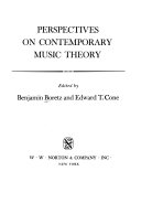 Perspectives on contemporary music theory.