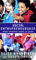 Social entrepreneurship what everyone needs to know