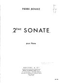 2ème sonate pour piano