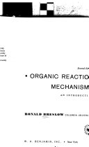 Organic reaction mechanisms : an introduction
