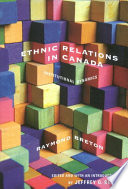Ethnic relations in Canada : institutional dynamics