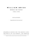 William Brice : works on paper, 1982-1992
