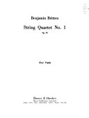 String quartet no. 1, op. 25