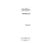 Phantasy op. 2 : quartet in one movement for oboe, violin, viola, and cello