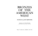 Bronzes of the American West.