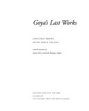 Goya's last works