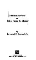 Biblical reflections on crises facing the church