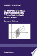 A Topological Introduction to Nonlinear Analysis