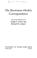 The Brownson-Hecker correspondence