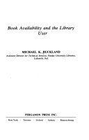 Book availability and the library user,
