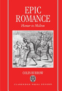Epic romance : Homer to Milton