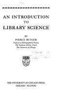 An introduction to library science